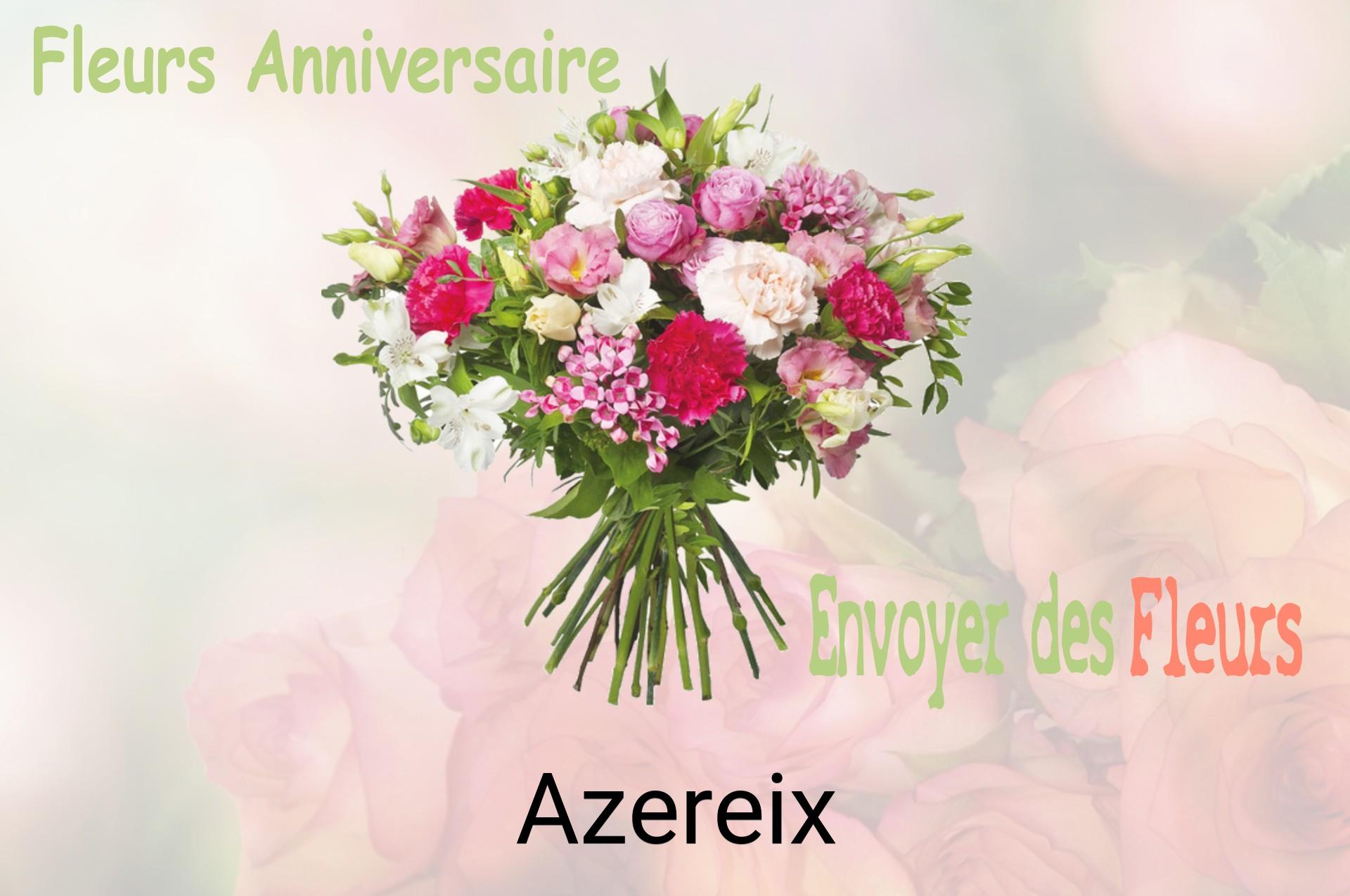 Bouquet de fleurs d’anniversaire livré à Azereix
